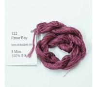 Шёлковое мулине Dinky-Dyes S-132 Rose Bay